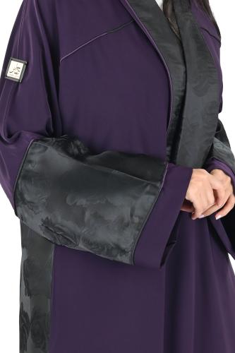 عباية نص كلوش بقماش جكار