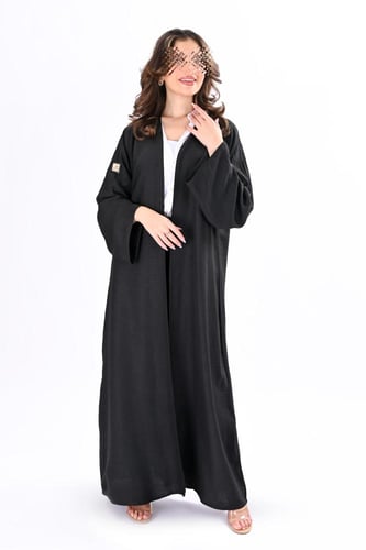 عباية كريب اسود