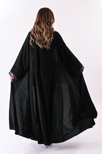 عباية دبل كلوش بدنتيل