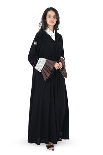 عباية ملكي شك يدوي بني