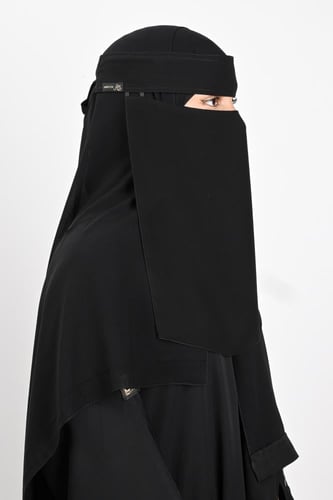 نقاب حرائر مطاطين ربط