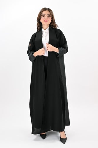 عباية كريب مع جكار