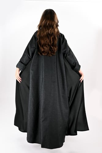 عباية كريب مع جكار