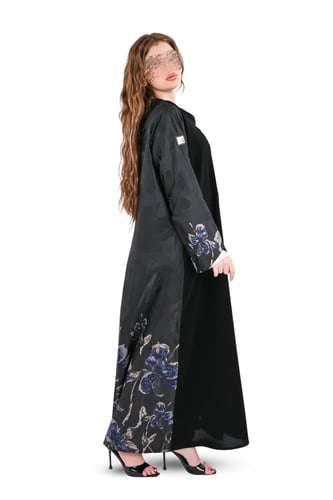 عباية ملكي مع جكار كحلي