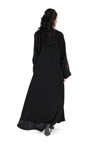 عباية انترنت بتطريز موف