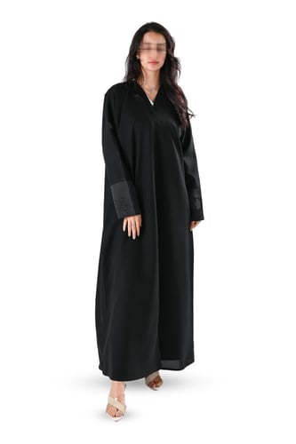 عباية كريب مع جكار