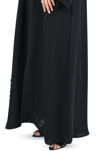 عباية الندى بتحديد كحلي