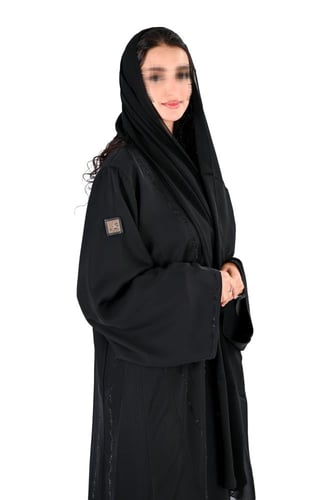عباية بلاك بيري كلوش بفصوص