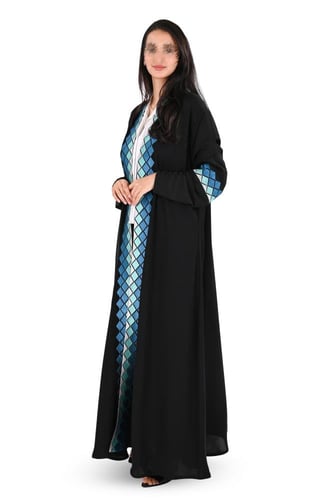 عباية انترنت بتطريز ملون