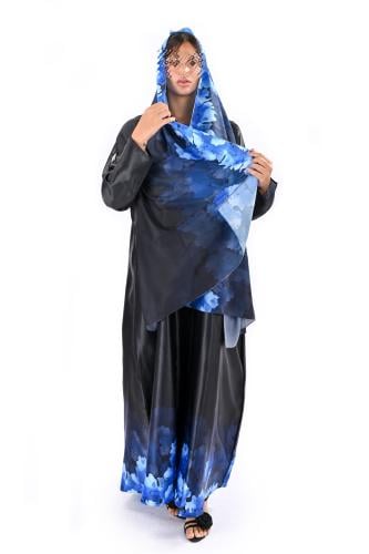 عباية كريب بورود طباعة