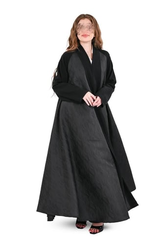 عباية دبل كلوش جكار مع فصوص