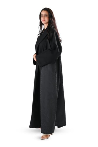 عباية كريب مع جكار