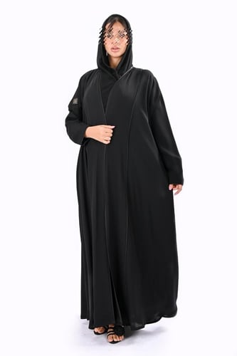 عباية كلوش بتطريز يدوي على الظهر