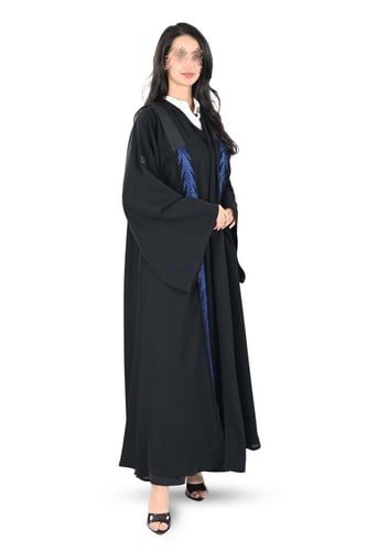 عباية الندى كلوش بكلفة كحلي
