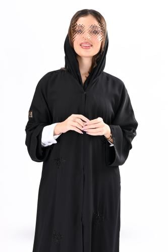 عباية بلاك بيري بتطريز يدوي منثور