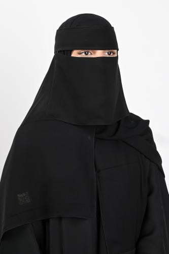 نقاب حرائر مطاطين ربط