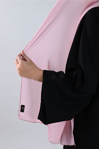 طرحة ليزر بتطريز يدوي