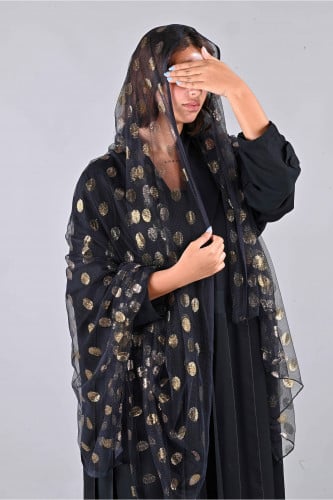 طرحة تل منثور بزري ذهبي