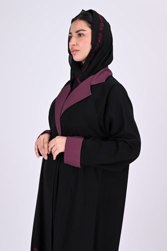 عباية كريب بتطريز عودي