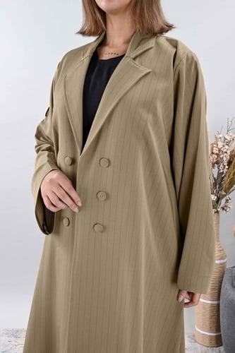 عباية بليزر باللون البيج