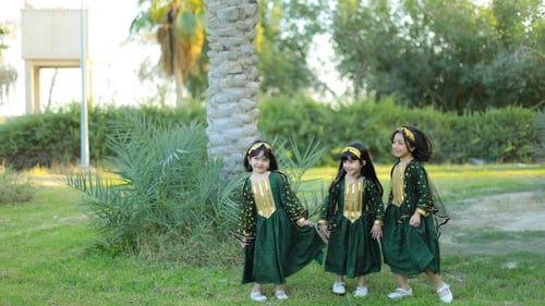 فستان شعبي بقماش كشميري