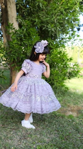 فستان ليلى بنفسج