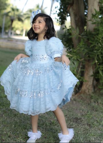 فستان ملك سماوي