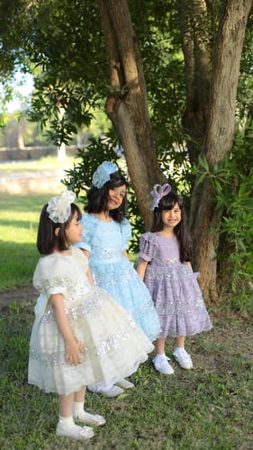 فستان ليلى بنفسج