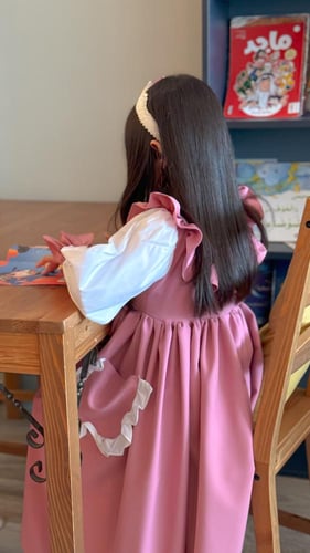 مريول مدرسي تطريز