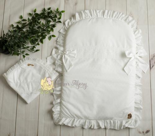 مفرش ولفه أبيض