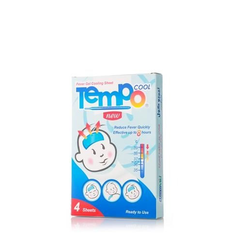 تمبو كوول كمادات جل خافضة للحرارة - 4 كمادات