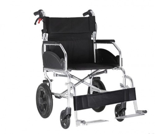 كرسي متحرك المونيوم كفر صغير DY01801LABJ مقاس 46 س...