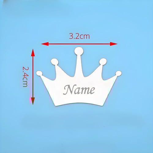 اكريليك شكل تاج تفصيل حسب الطلب