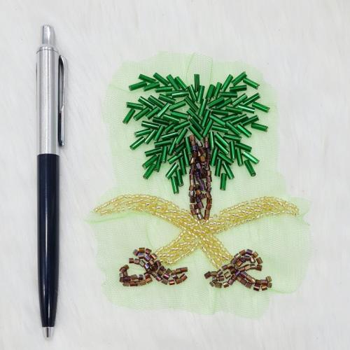 قطع خرز سيفين ونخله شعار المملكه