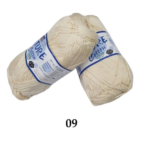 خيط نيتشر الأصلي 09 nature cotton