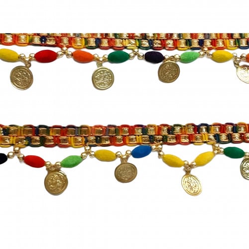 كلفه شعبية ملونة