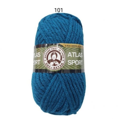 خيط صوف أطلس سبورت _101 atlas sport