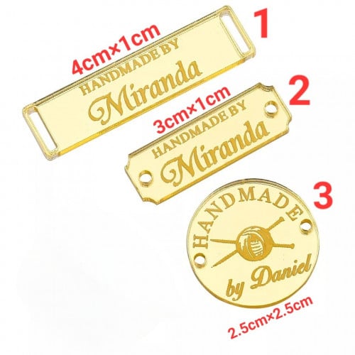 تفصيل اكريليك حسب الطلب لوقو / توزيعات العدد 25 حب...