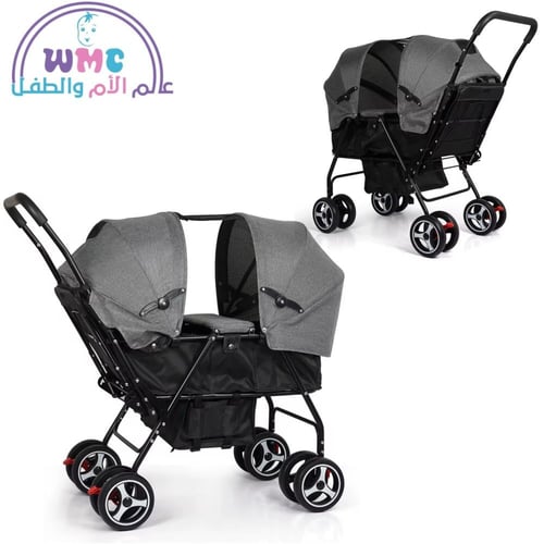 عربة توأم للاطفال