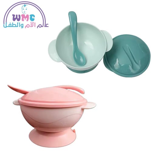 وعاء وملعقة للاطفال