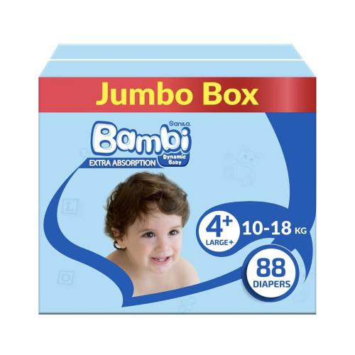 بامبي مقاس ( +4 ) صندوق جامبو العدد 88