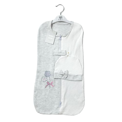 طقم كوفلة مواليد مع طاقية