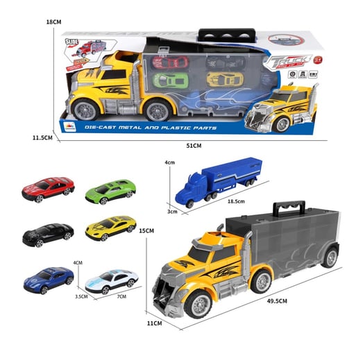 لعبة شاحنة محمل سيارات