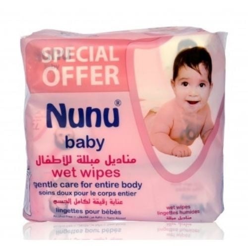 مناديل مبلله نونو 72*3