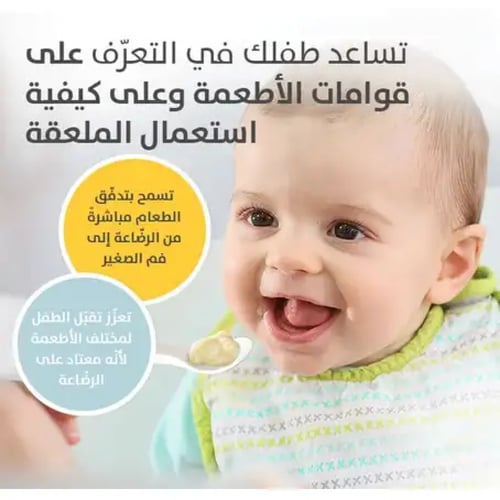 رضاعه بلاستيك بملعقه بيجون 240 مل