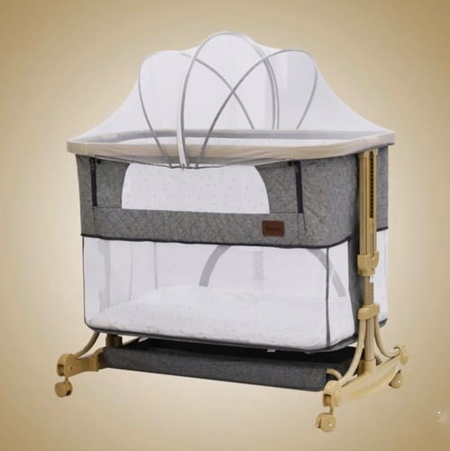 سرير مواليد هزاز مع محبس