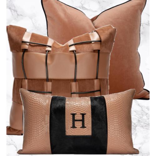 Leather pillowcase covers