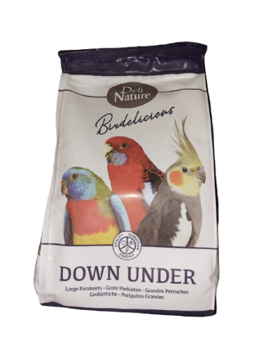 غذاء كامل للكروان والروز (الببغاوات المتوسطه) مع ز...