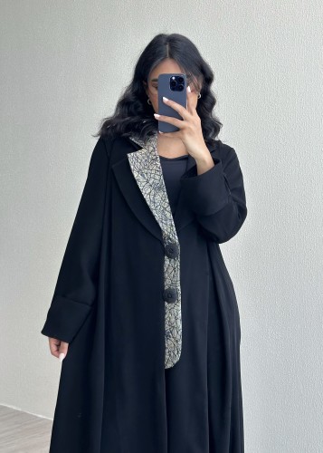 Gemstone blazer abaya