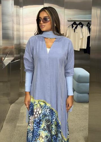Blue note abaya